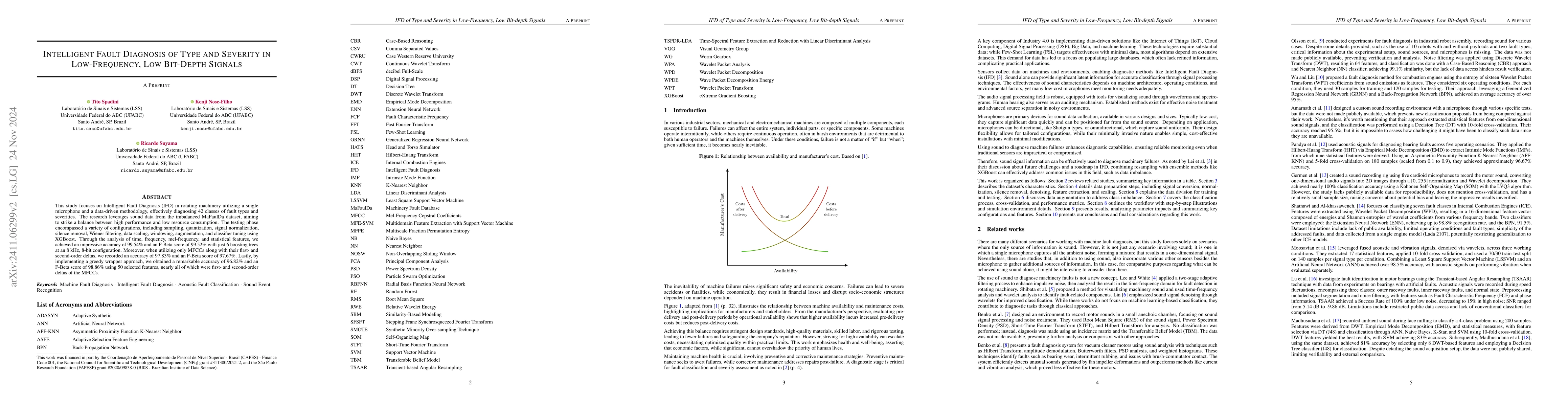 Thumbnail for Intelligent Fault Diagnosis of Type and Severity in Low-Frequency, Low
  Bit-Depth Signals