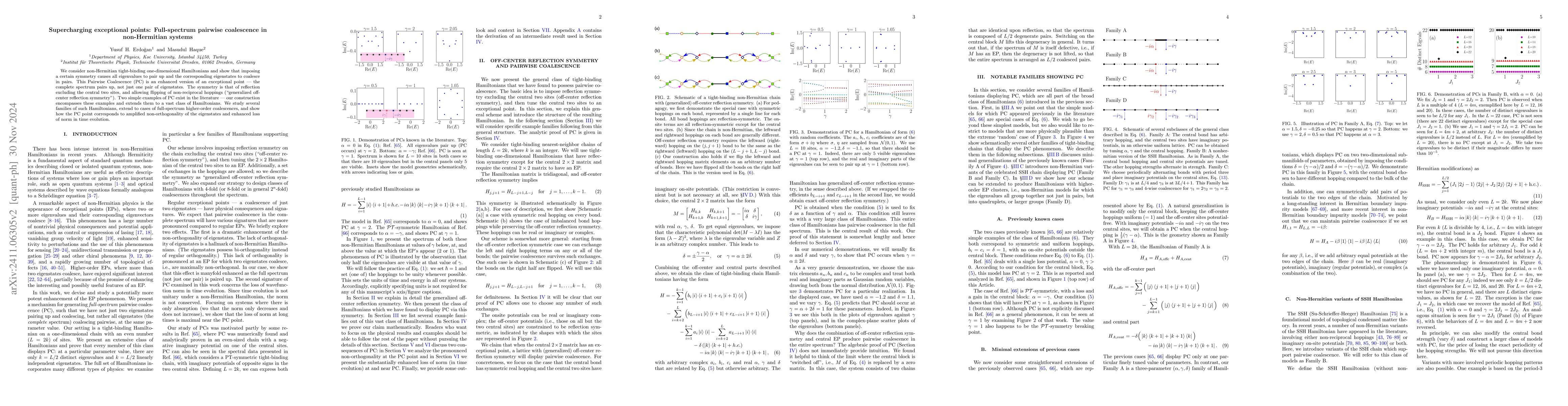 Thumbnail for Supercharging exceptional points: Full-spectrum pairwise coalescence in
  non-Hermitian systems