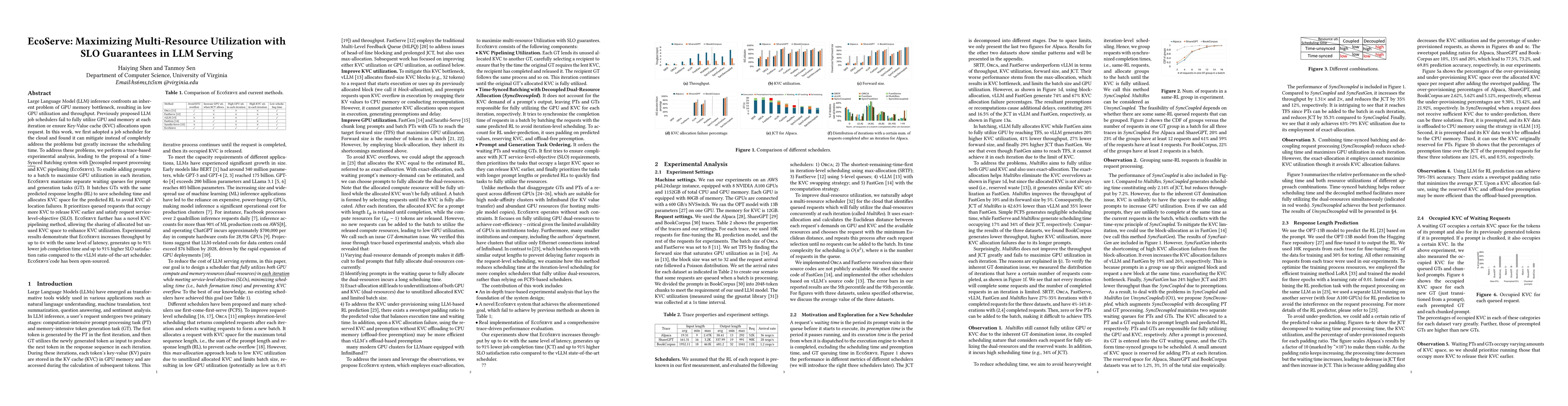 Thumbnail for EcoServe: Maximizing Multi-Resource Utilization with SLO Guarantees in
  LLM Serving
