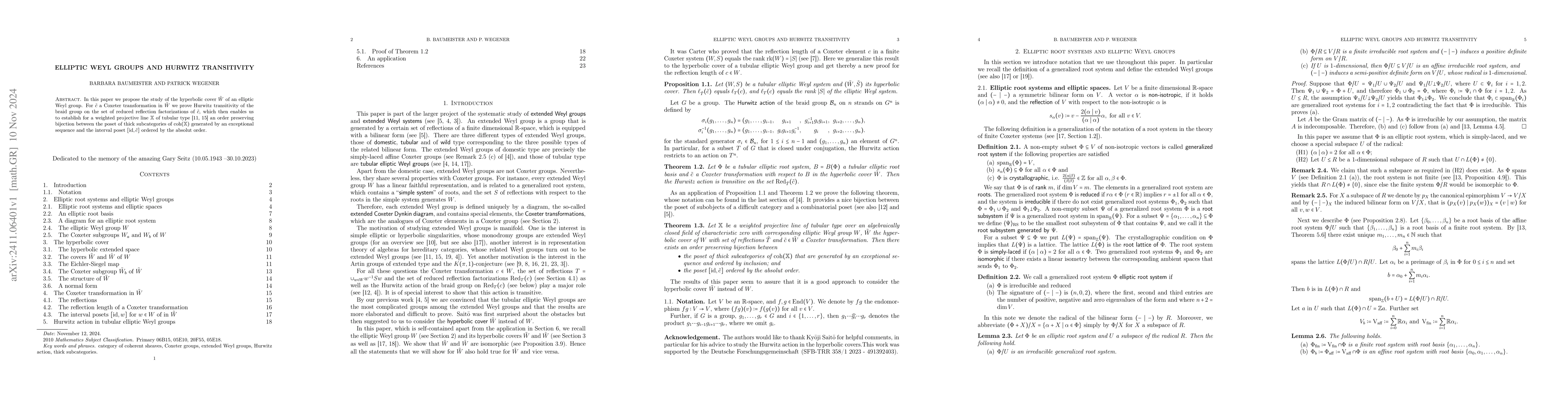 Thumbnail for Elliptic Weyl groups and Hurwitz transitivity