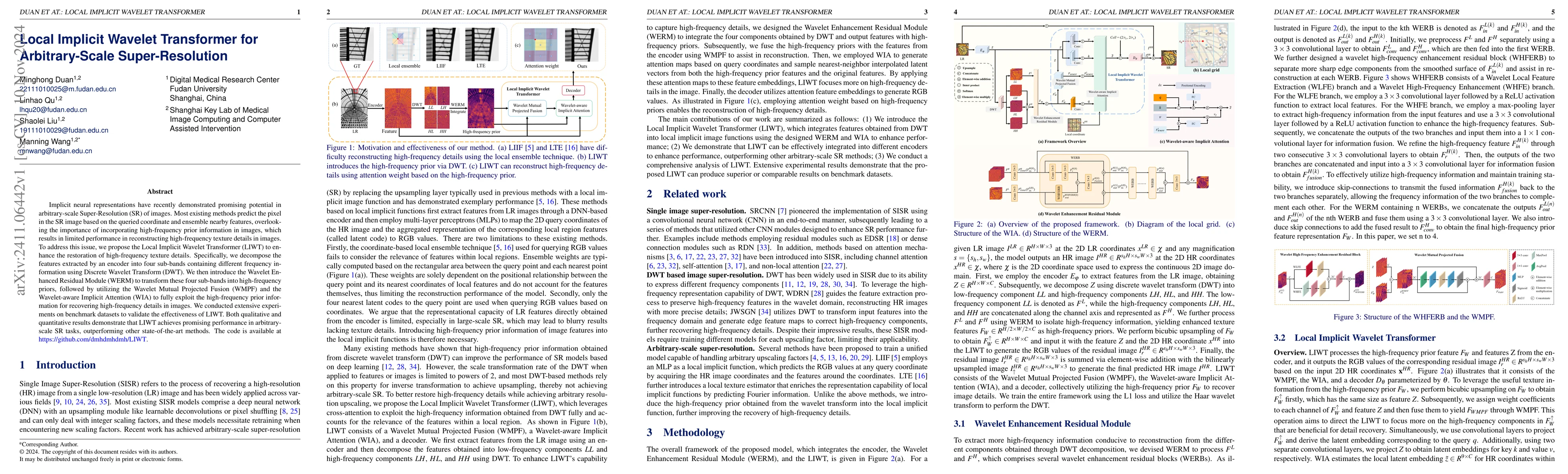 Thumbnail for Local Implicit Wavelet Transformer for Arbitrary-Scale Super-Resolution