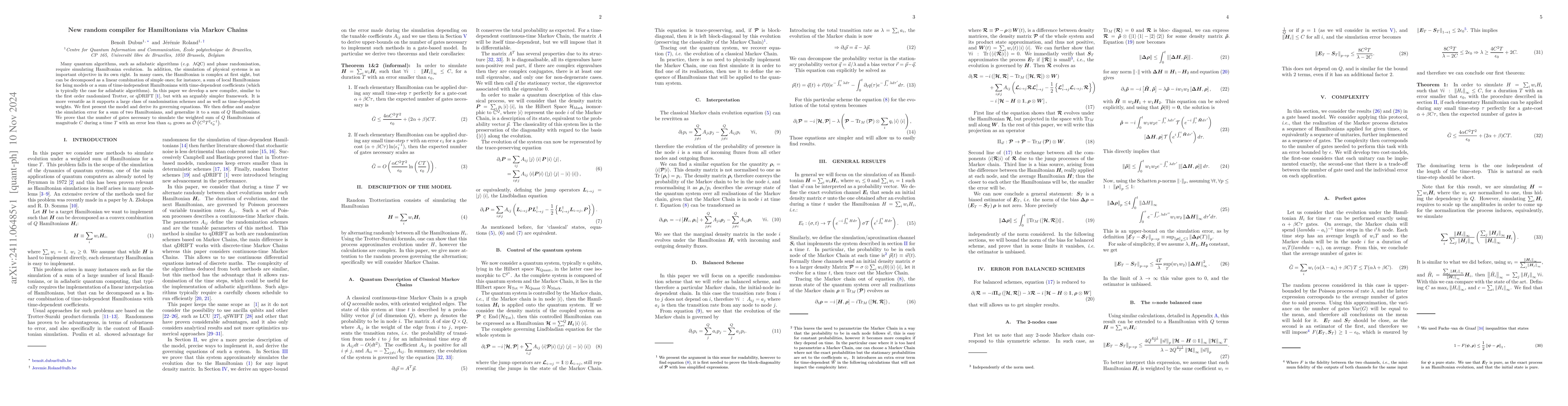 Thumbnail for New random compiler for Hamiltonians via Markov Chains