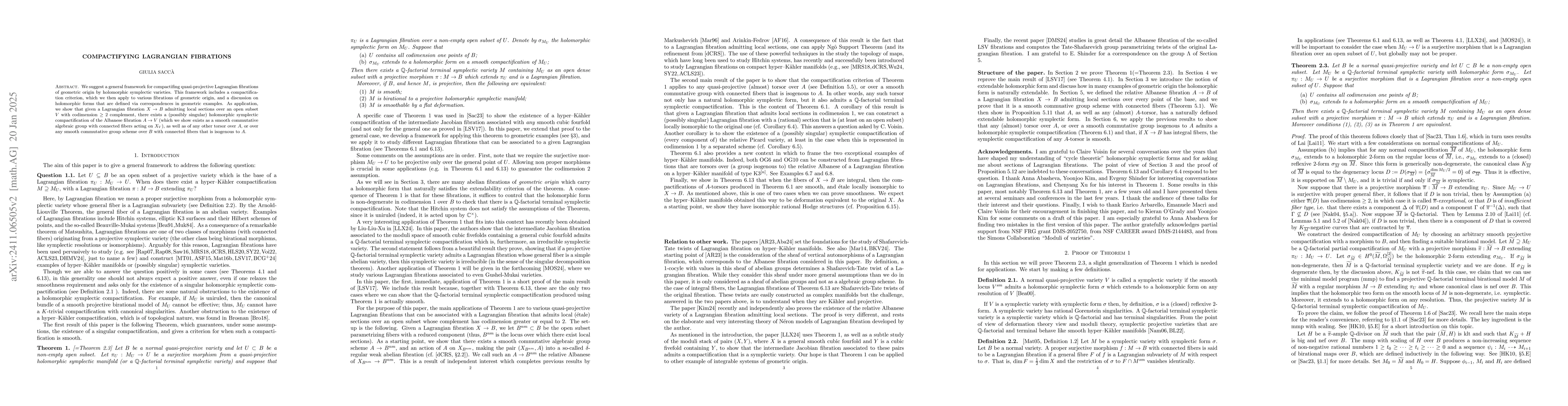 Thumbnail for Compactifying Lagrangian fibrations