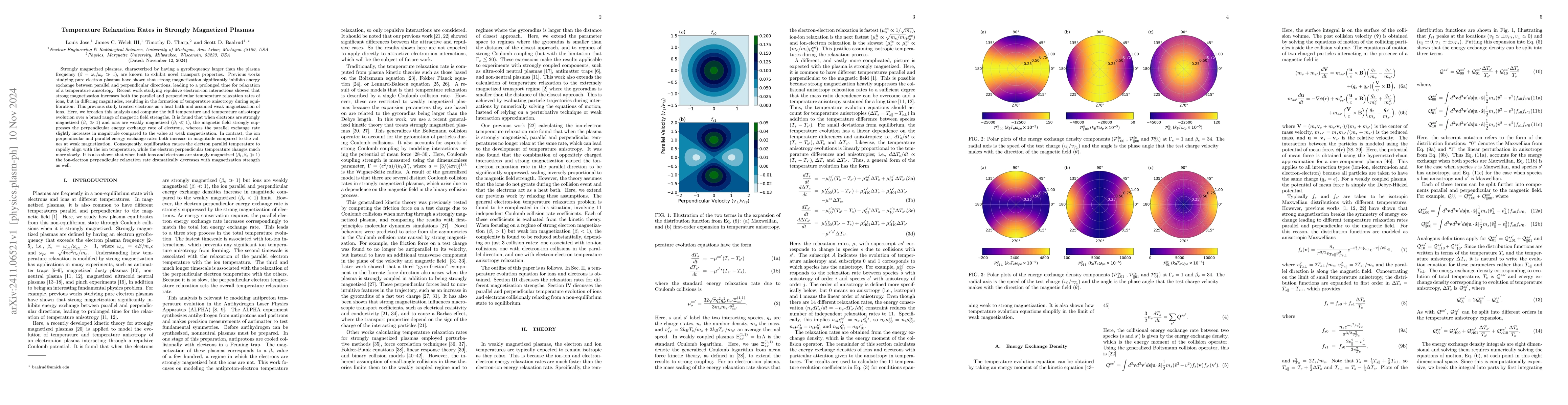 Thumbnail for Temperature Relaxation Rates in Strongly Magnetized Plasmas
