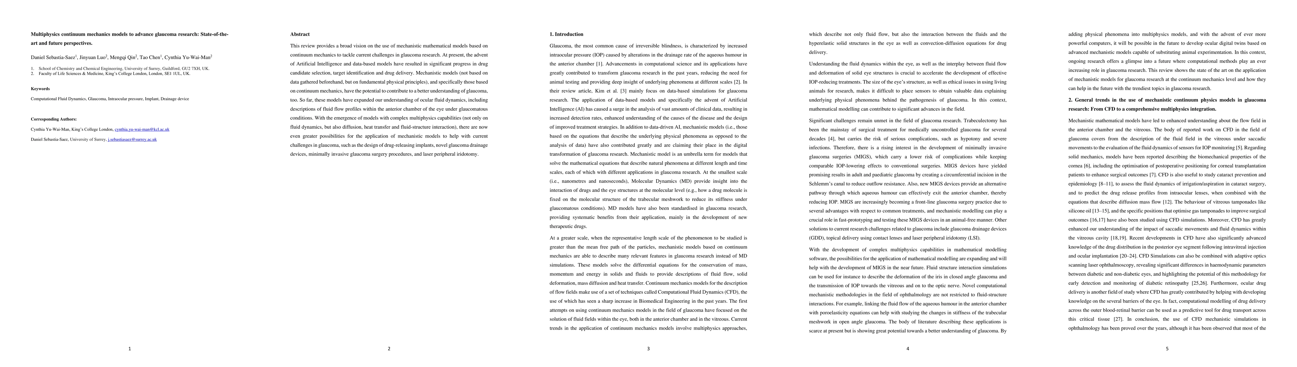 Thumbnail for Multiphysics continuum mechanics models to advance glaucoma research:
  State-of-the-art and future perspectives