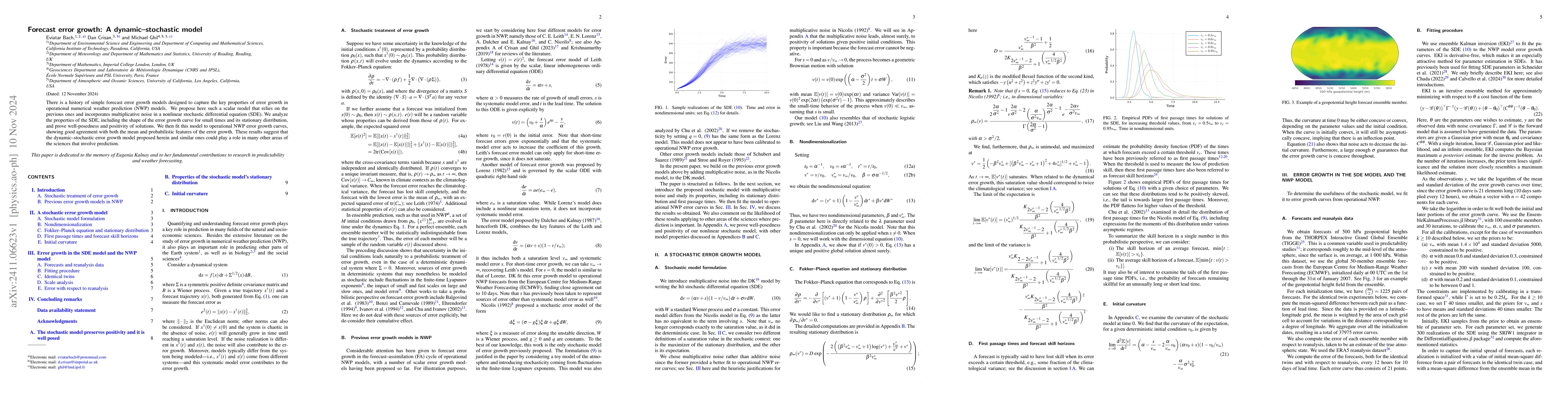 Thumbnail for Forecast error growth: A dynamic-stochastic model