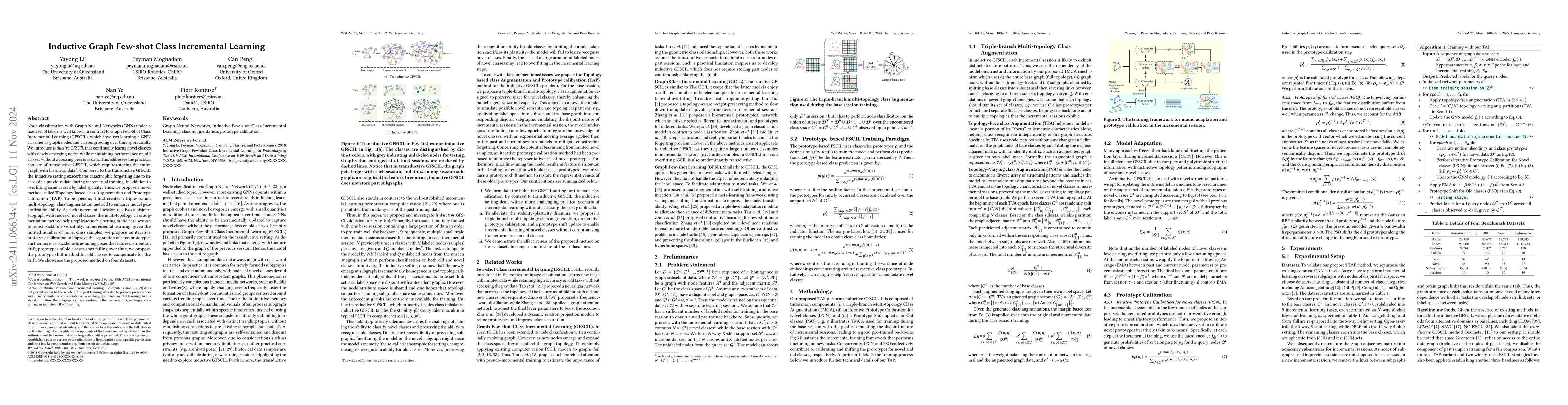 Thumbnail for Inductive Graph Few-shot Class Incremental Learning