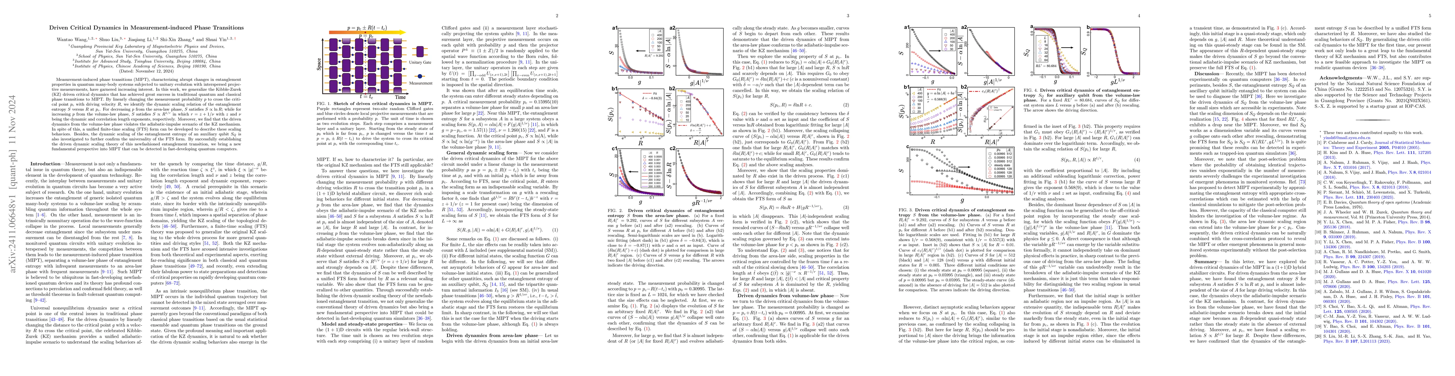 Thumbnail for Driven Critical Dynamics in Measurement-induced Phase Transitions