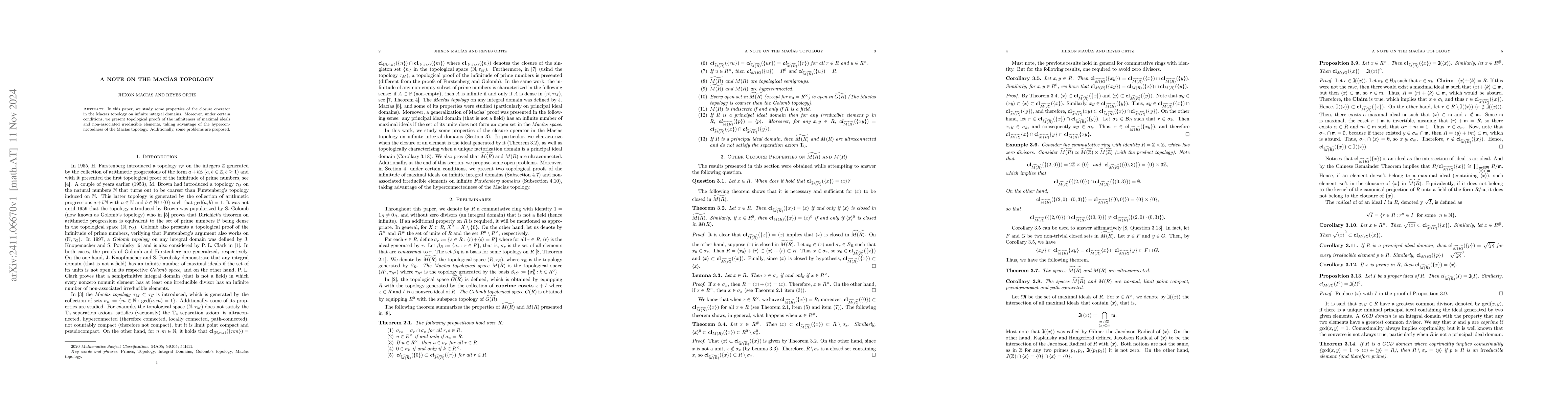 Thumbnail for A note on the Macías topology