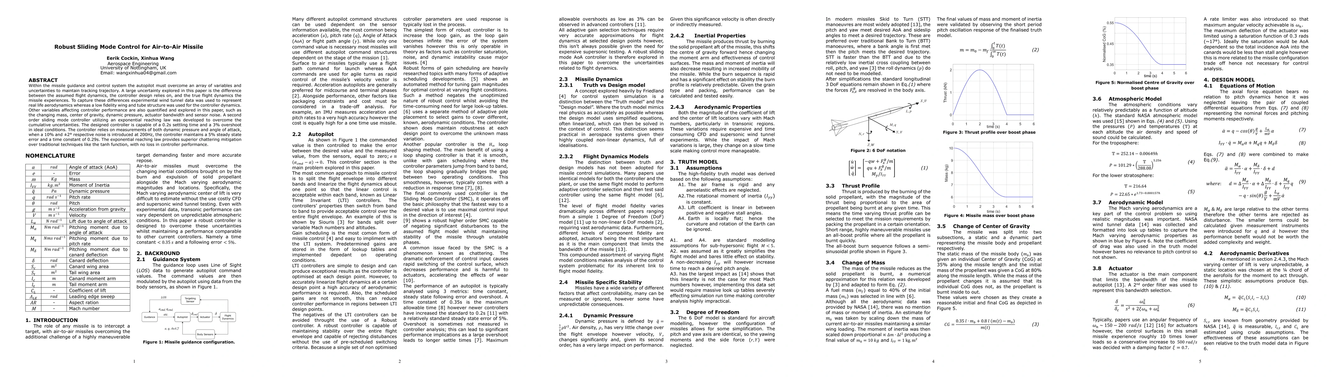 Thumbnail for Robust Sliding Mode Control for Air-to-Air Missile