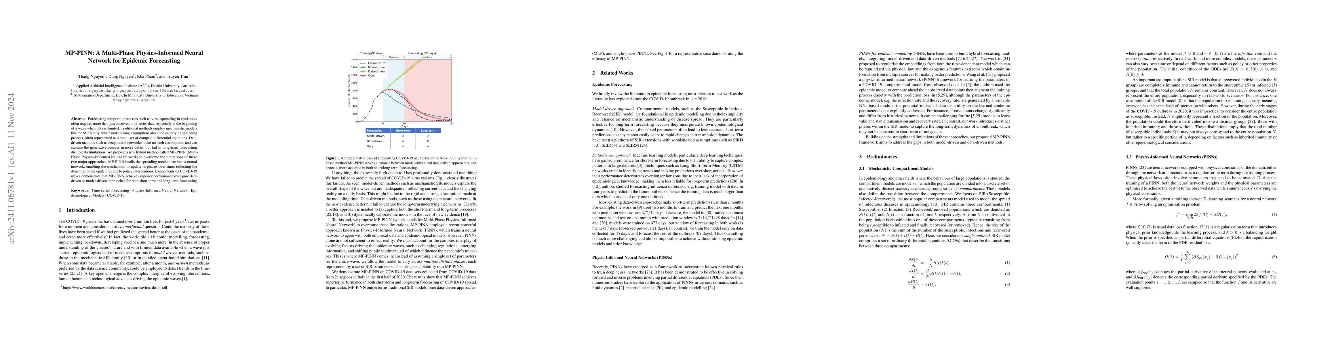 Thumbnail for MP-PINN: A Multi-Phase Physics-Informed Neural Network for Epidemic
  Forecasting