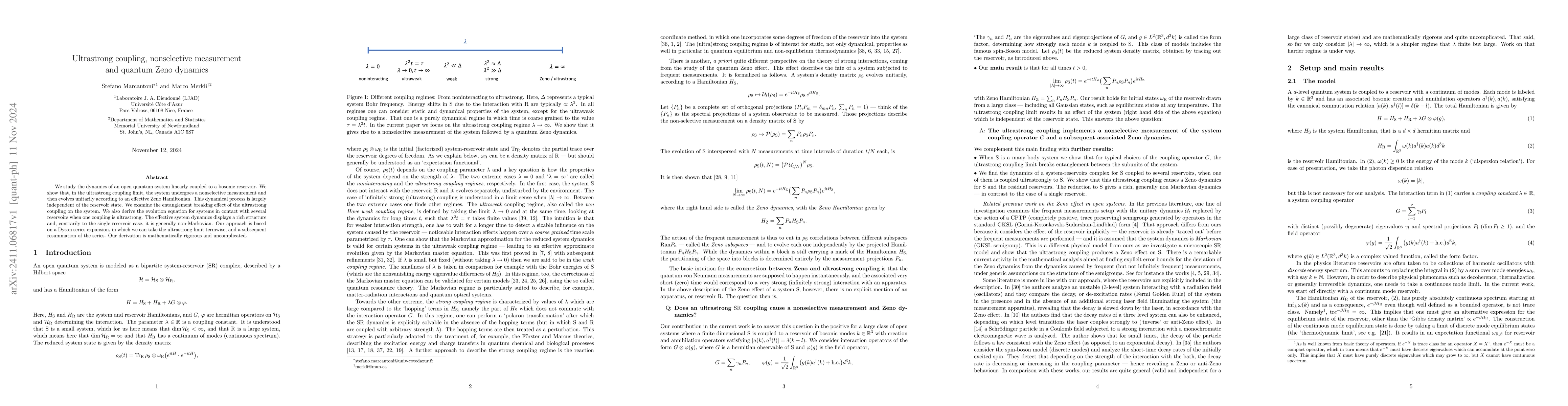 Thumbnail for Ultrastrong coupling, nonselective measurement and quantum Zeno dynamics