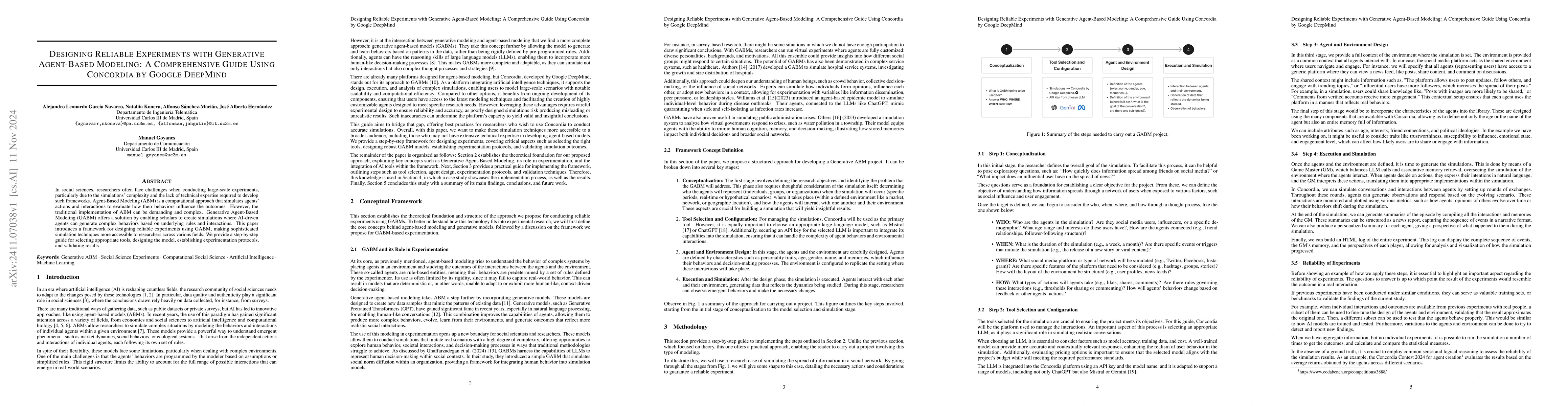 Thumbnail for Designing Reliable Experiments with Generative Agent-Based Modeling: A
  Comprehensive Guide Using Concordia by Google DeepMind
