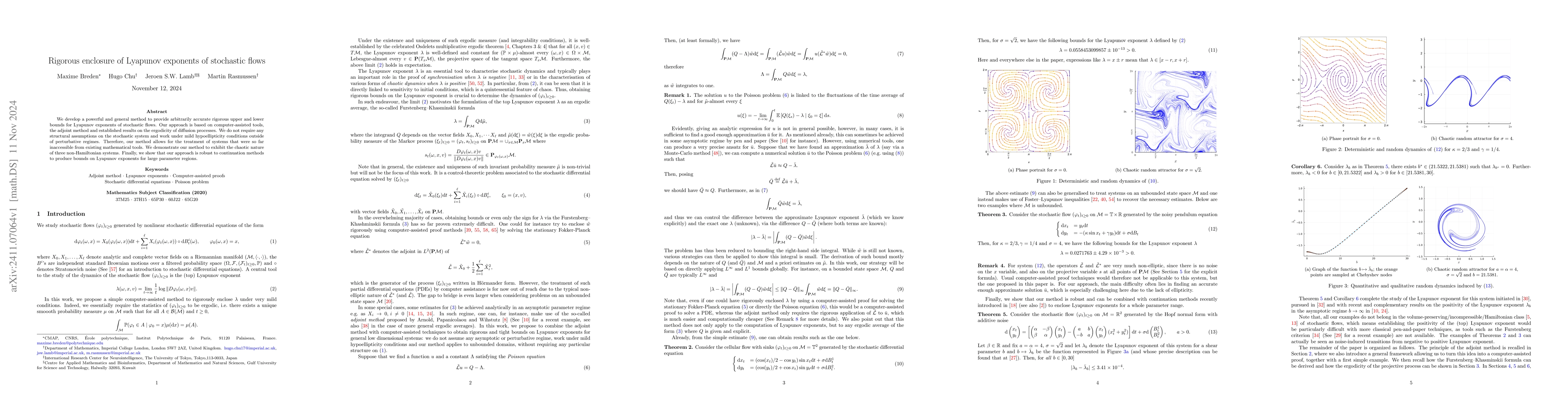 Thumbnail for Rigorous enclosure of Lyapunov exponents of stochastic flows