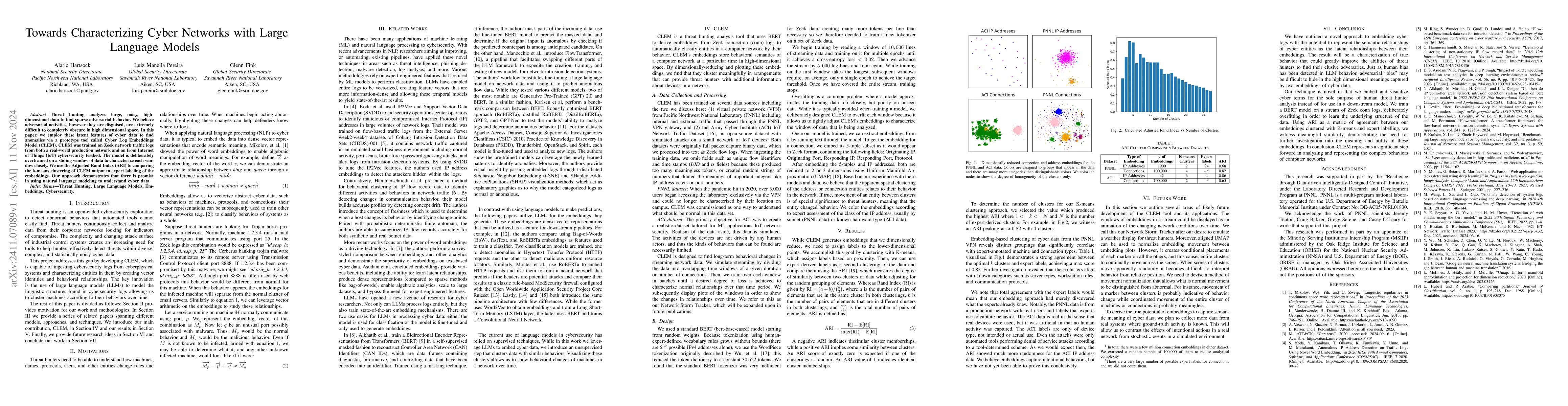 Thumbnail for Towards Characterizing Cyber Networks with Large Language Models