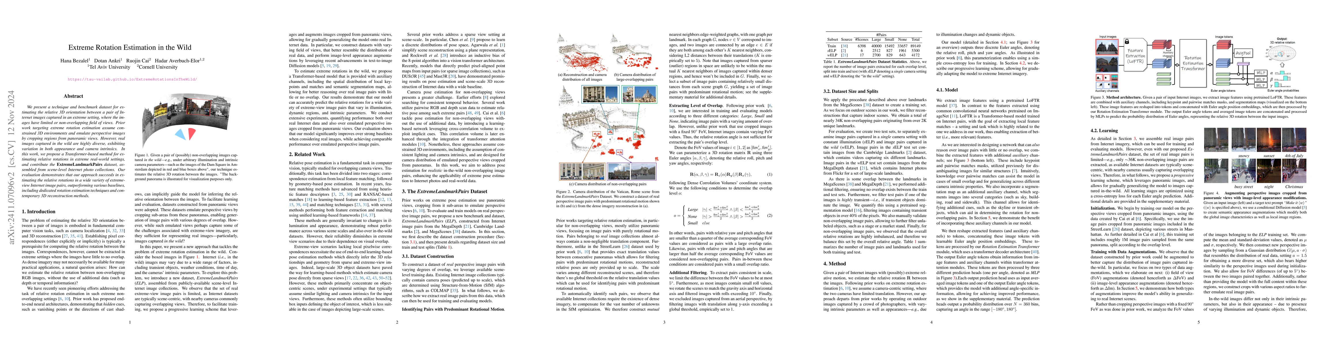 Thumbnail for Extreme Rotation Estimation in the Wild