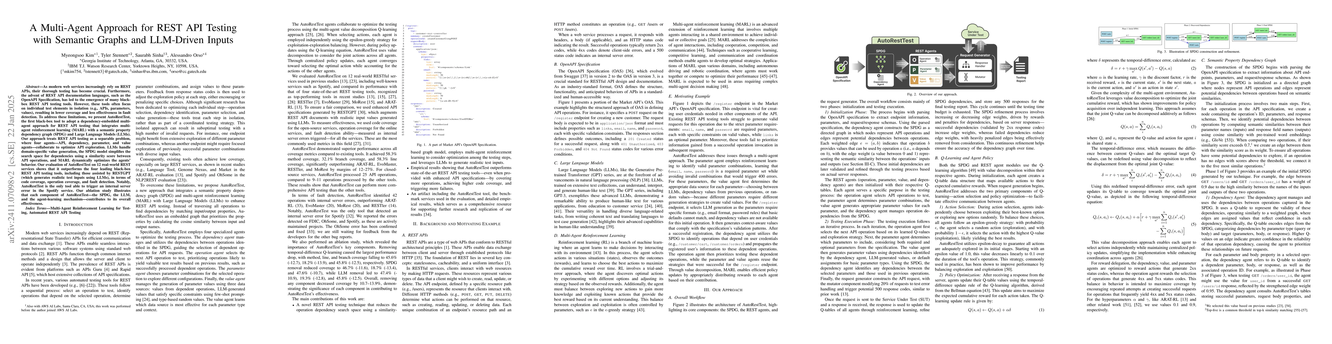 Thumbnail for A Multi-Agent Approach for REST API Testing with Semantic Graphs and
  LLM-Driven Inputs