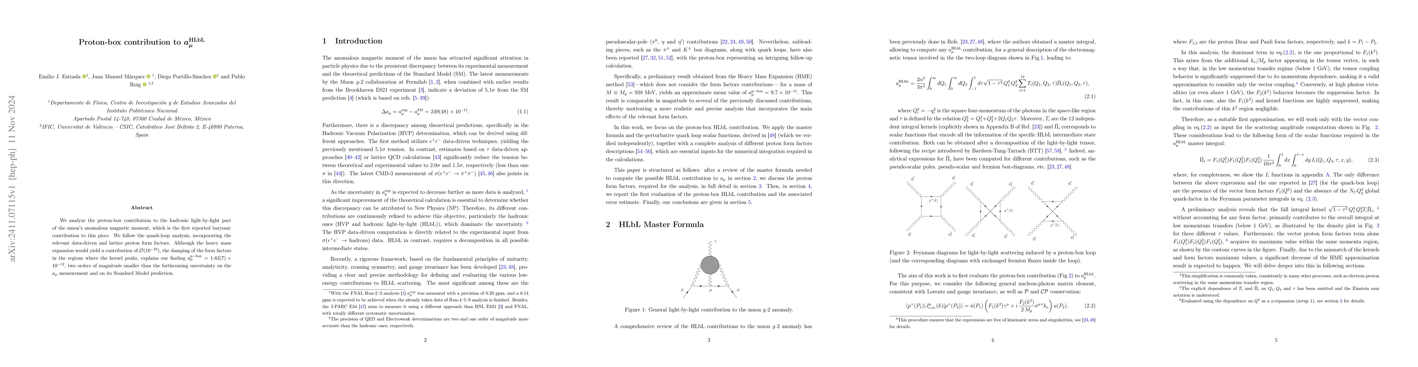Thumbnail for Proton-box contribution to $a_μ^{\rm{HLbL}}$