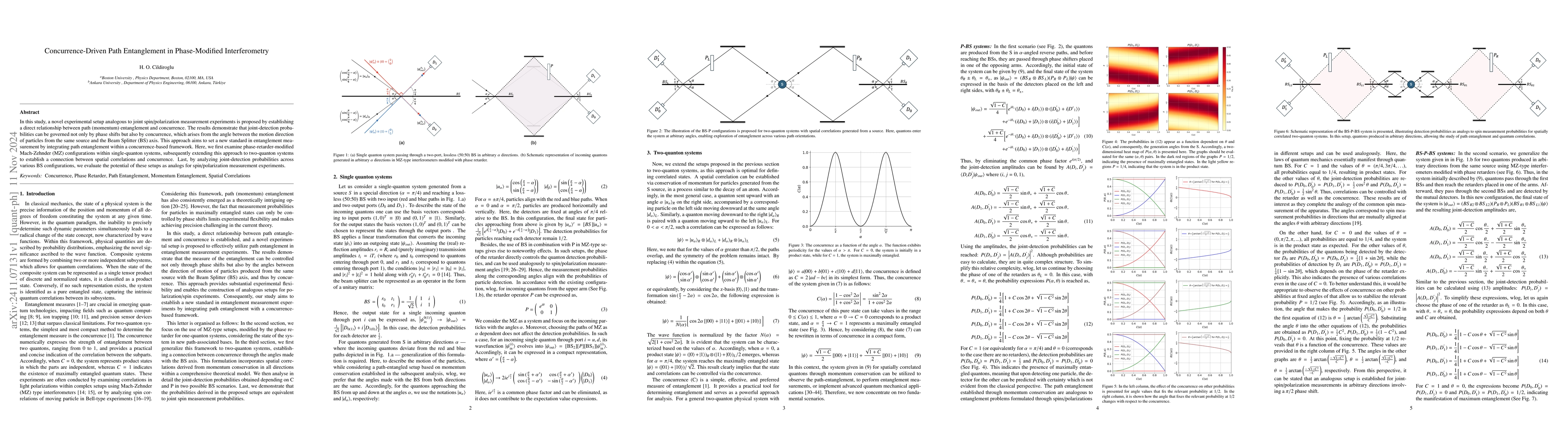 Thumbnail for Concurrence-Driven Path Entanglement in Phase-Modified Interferometry