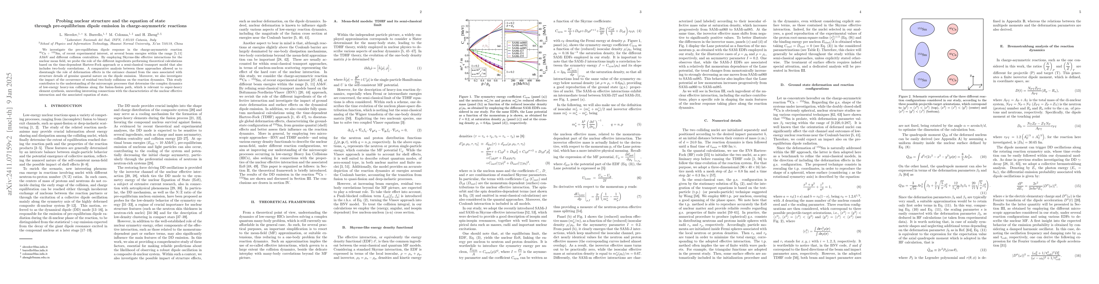 Thumbnail for Probing nuclear structure and the equation of state through
  pre-equilibrium dipole emission in charge-asymmetric reactions