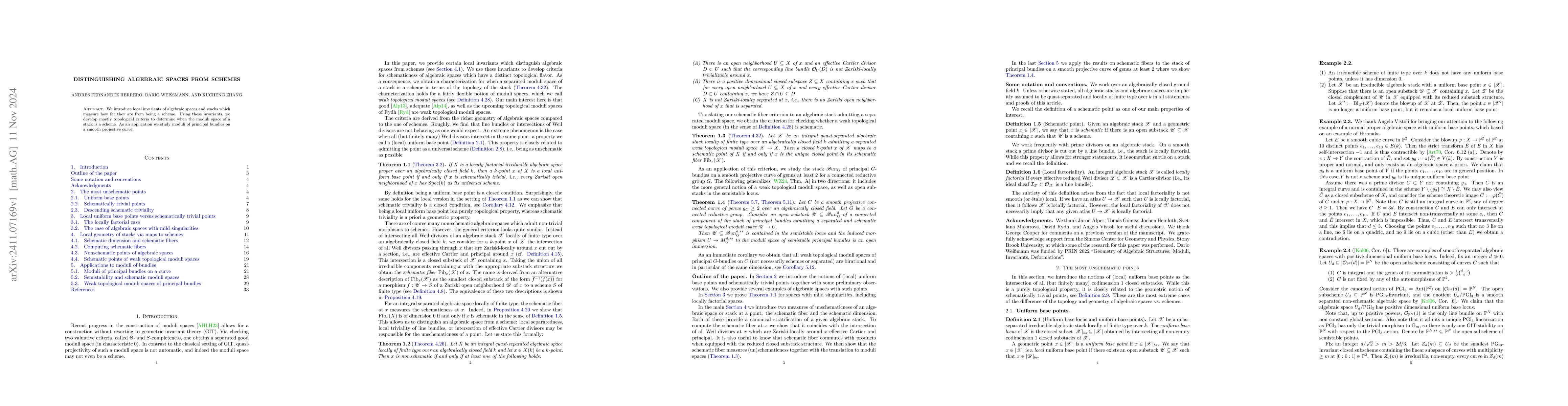 Thumbnail for Distinguishing Algebraic Spaces from Schemes