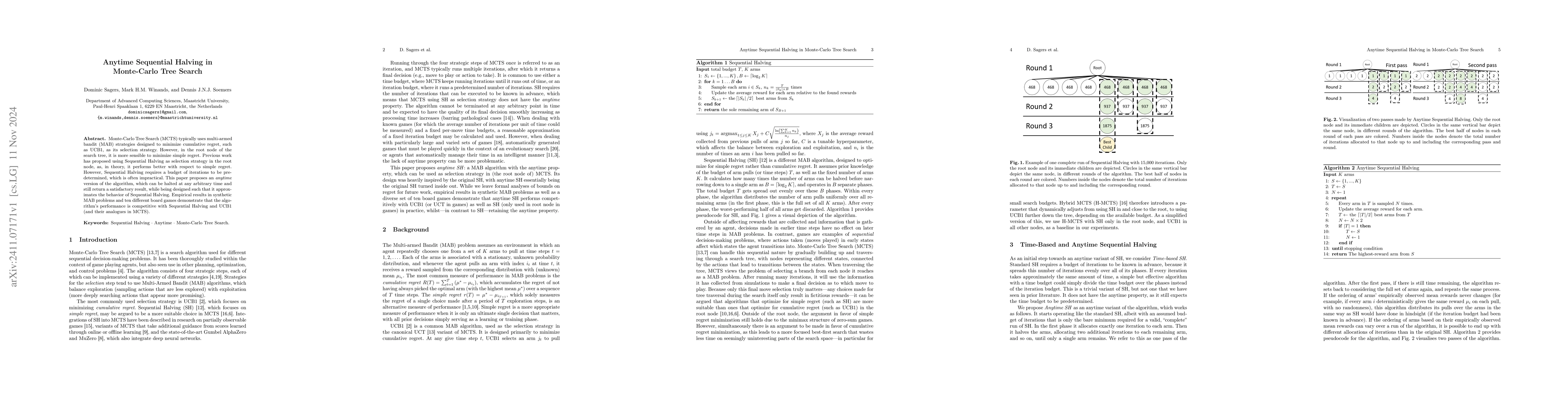 Thumbnail for Anytime Sequential Halving in Monte-Carlo Tree Search