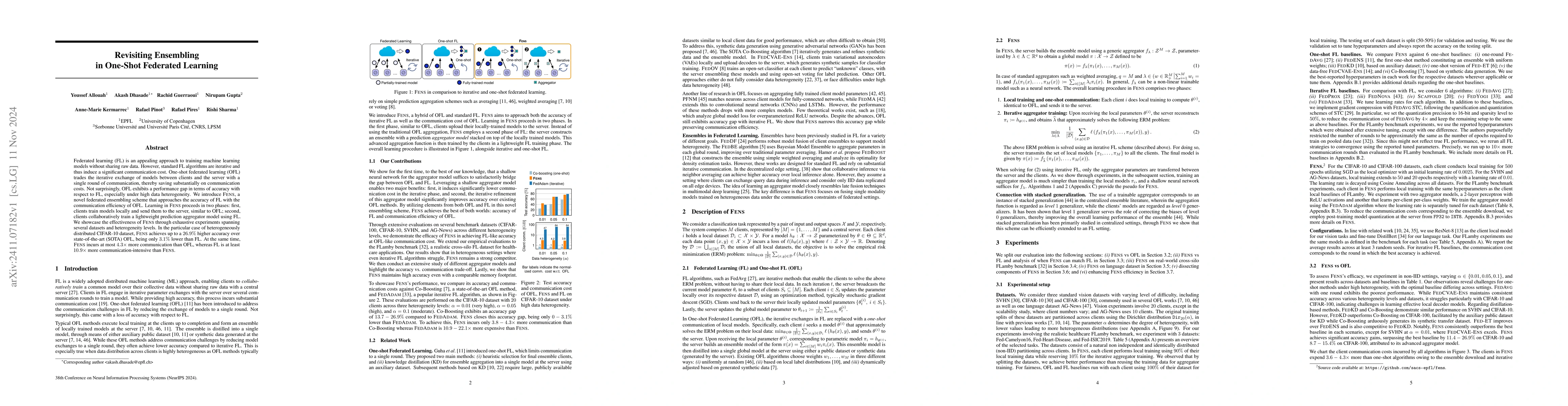 Thumbnail for Revisiting Ensembling in One-Shot Federated Learning