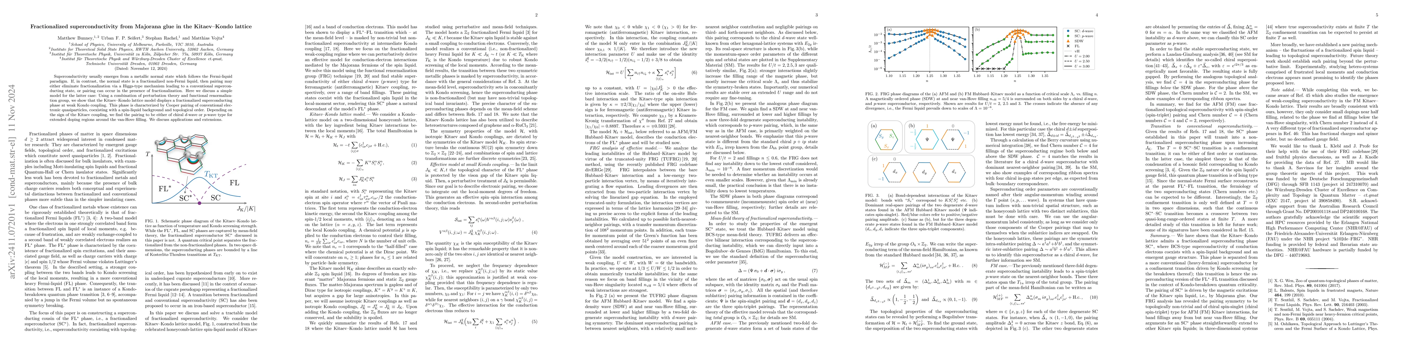 Thumbnail for Fractionalized superconductivity from Majorana glue in the Kitaev-Kondo
  lattice