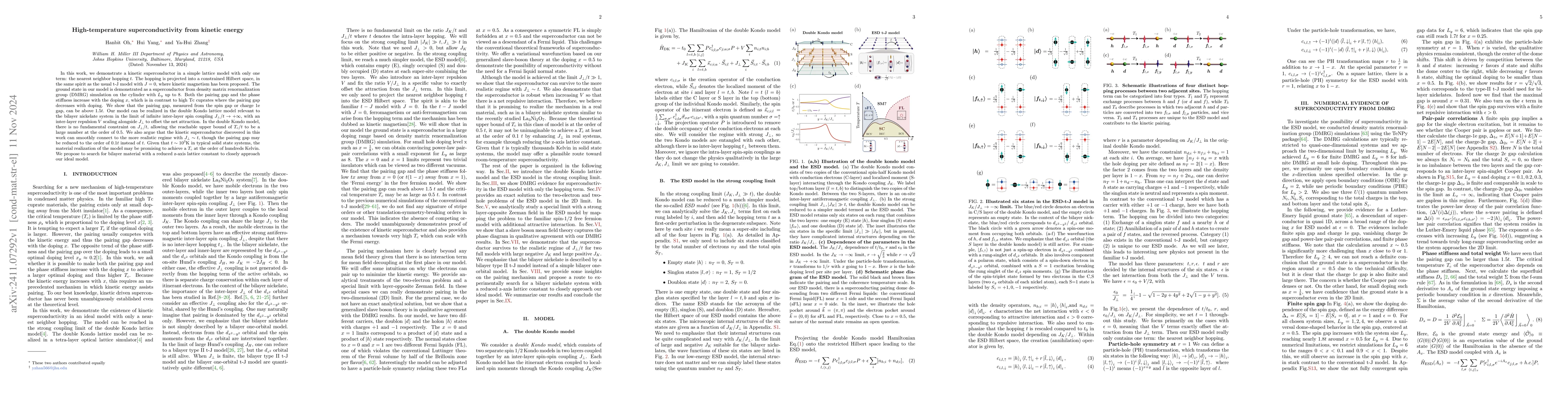 Thumbnail for High-temperature superconductivity from kinetic energy