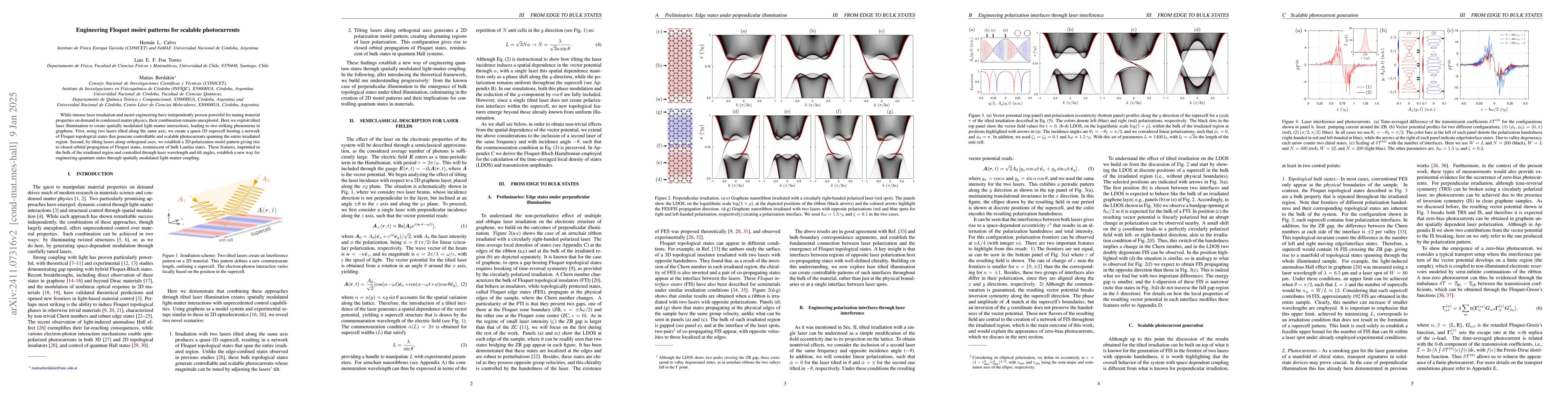Thumbnail for Tilted Light, Giant Currents: Engineering Floquet Moiré Patterns for
  Scalable Photocurrents