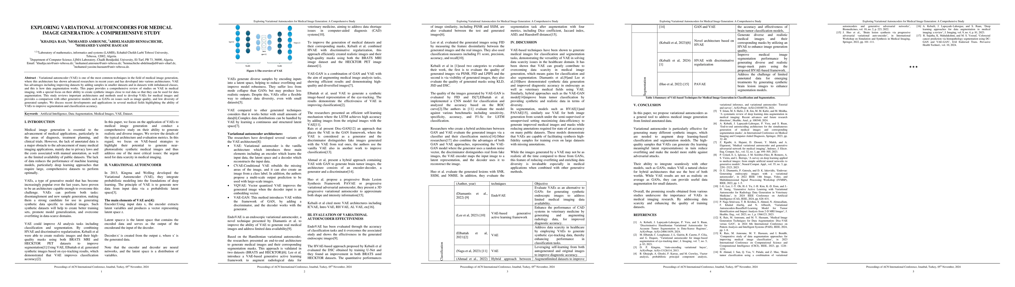 Thumbnail for Exploring Variational Autoencoders for Medical Image Generation: A
  Comprehensive Study