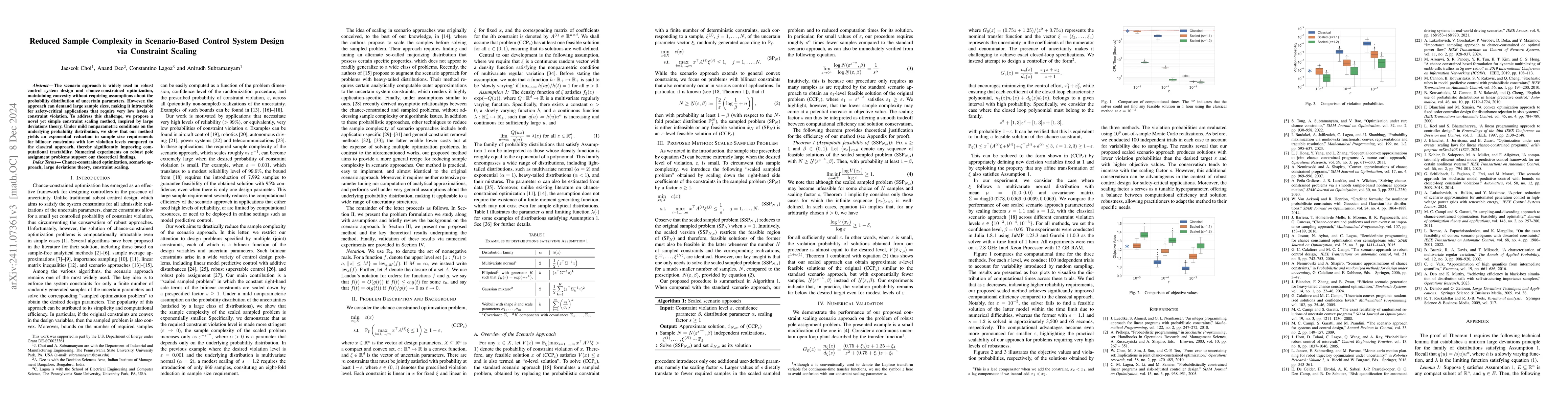 Thumbnail for Reduced Sample Complexity in Scenario-Based Control System Design via
  Constraint Scaling