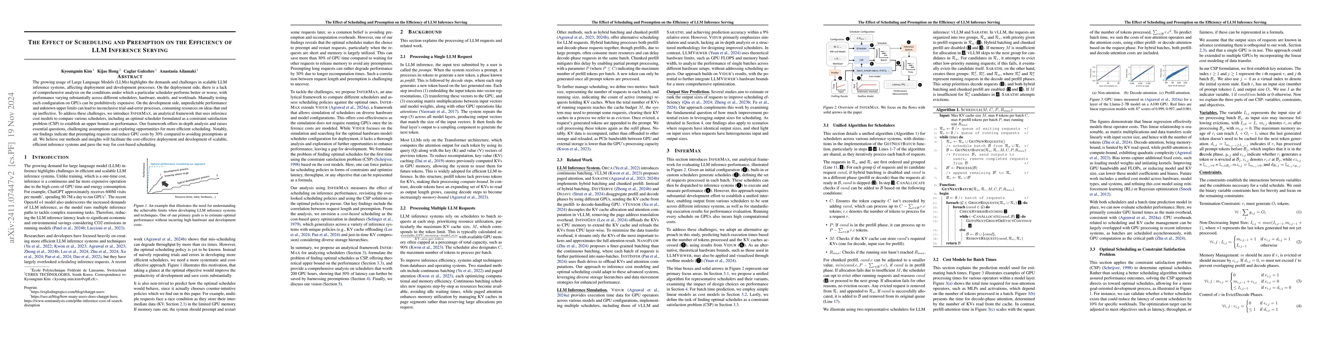 Thumbnail for The Effect of Scheduling and Preemption on the Efficiency of LLM
  Inference Serving