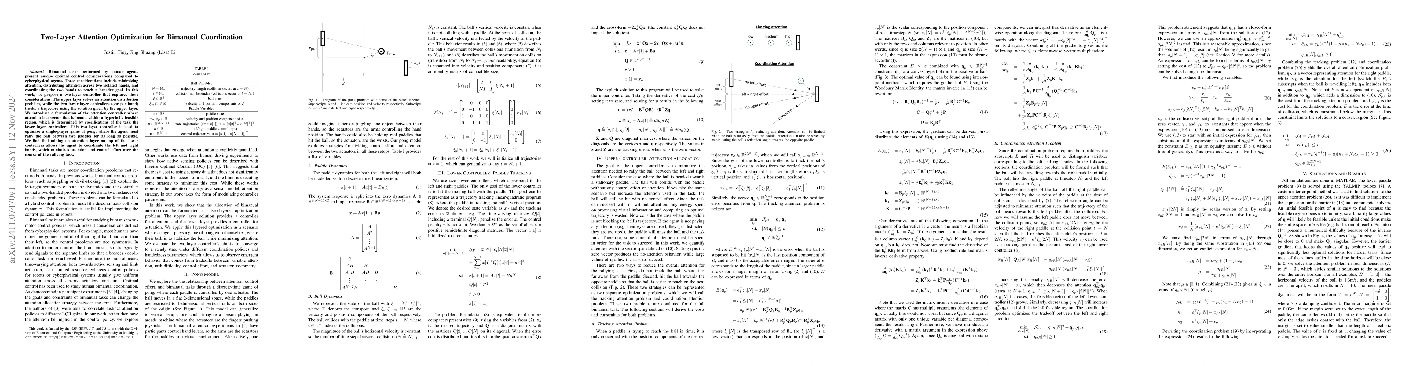 Thumbnail for Two-Layer Attention Optimization for Bimanual Coordination