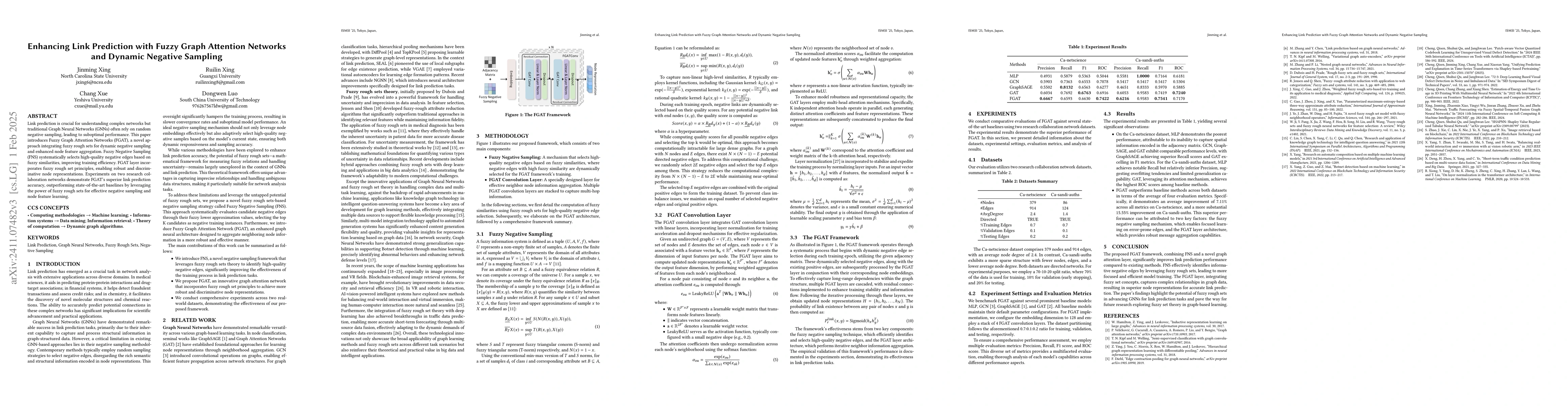 Thumbnail for Enhancing Link Prediction with Fuzzy Graph Attention Networks and
  Dynamic Negative Sampling