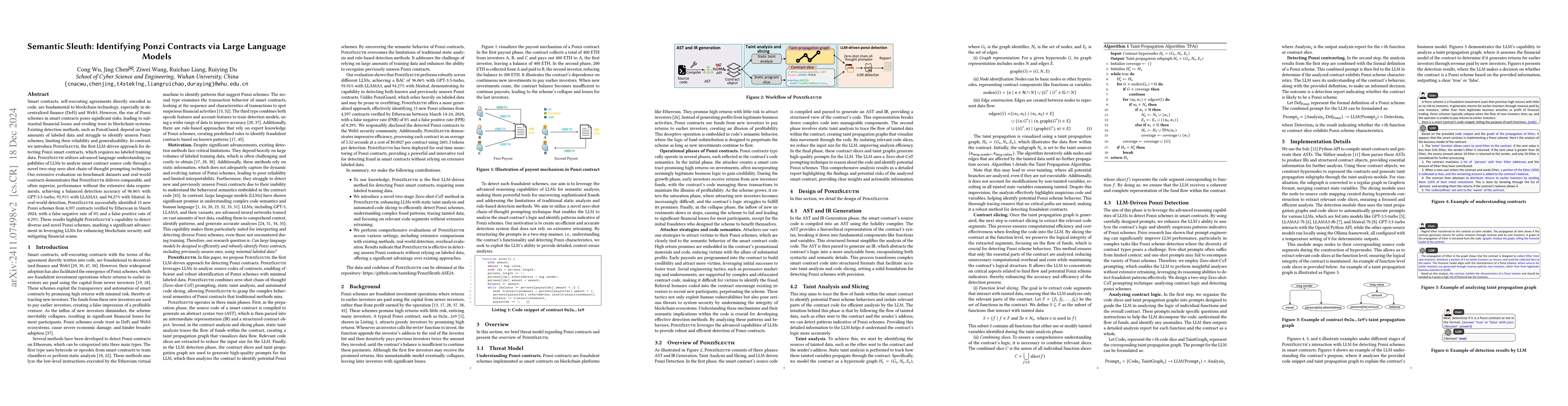 Thumbnail for Semantic Sleuth: Identifying Ponzi Contracts via Large Language Models