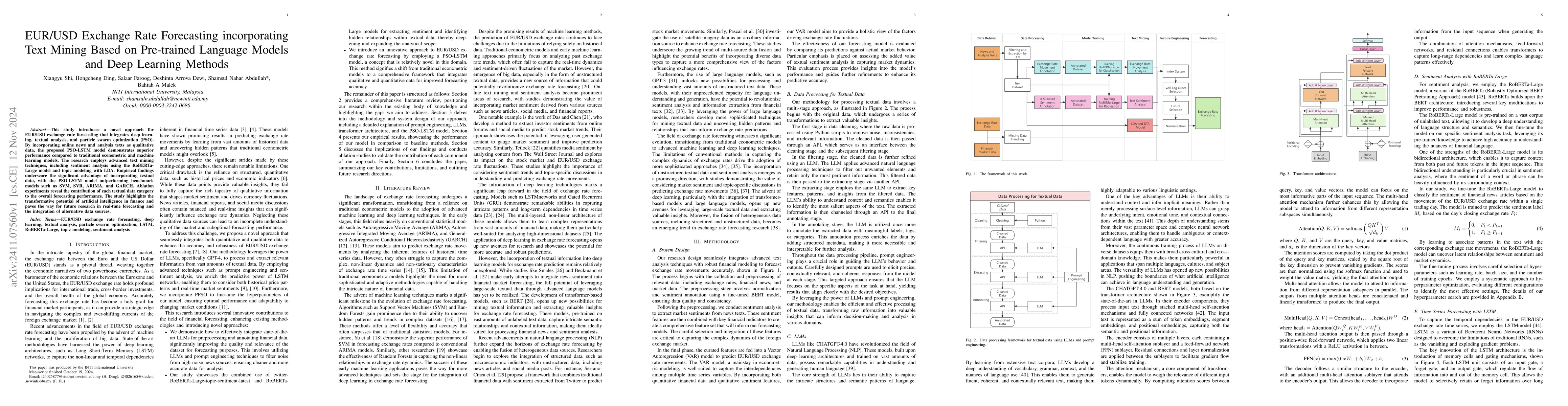 Thumbnail for EUR/USD Exchange Rate Forecasting incorporating Text Mining Based on
  Pre-trained Language Models and Deep Learning Methods
