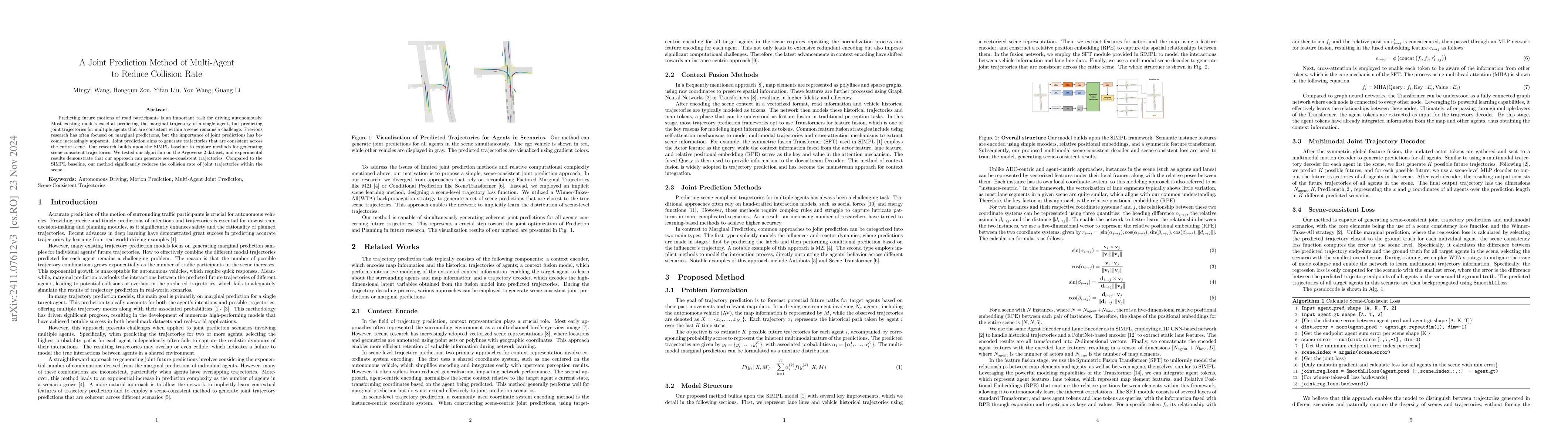 Thumbnail for A Joint Prediction Method of Multi-Agent to Reduce Collision Rate