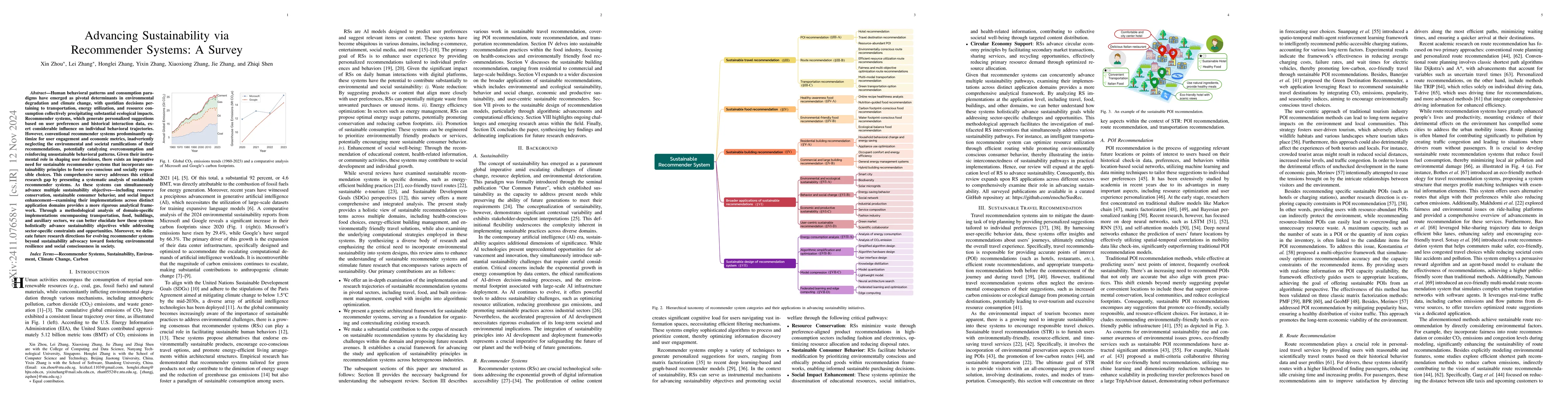 Thumbnail for Advancing Sustainability via Recommender Systems: A Survey