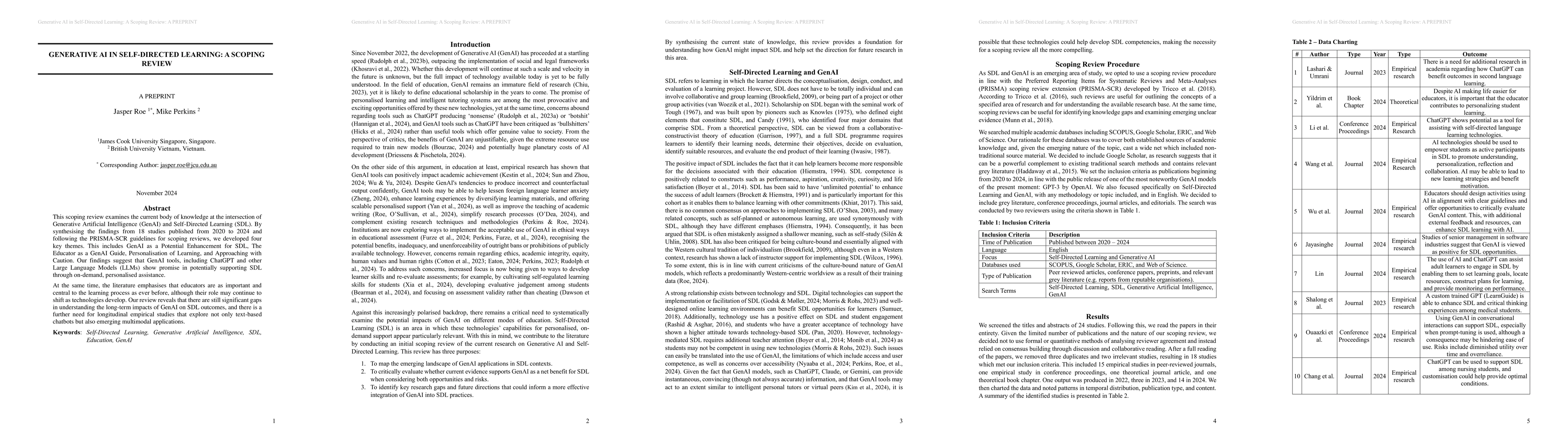 Thumbnail for Generative AI in Self-Directed Learning: A Scoping Review