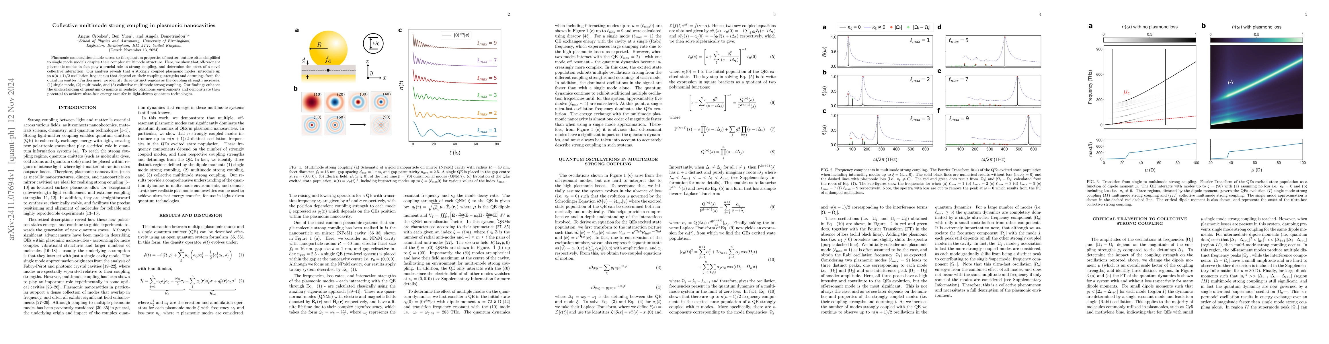 Thumbnail for Collective multimode strong coupling in plasmonic nanocavities