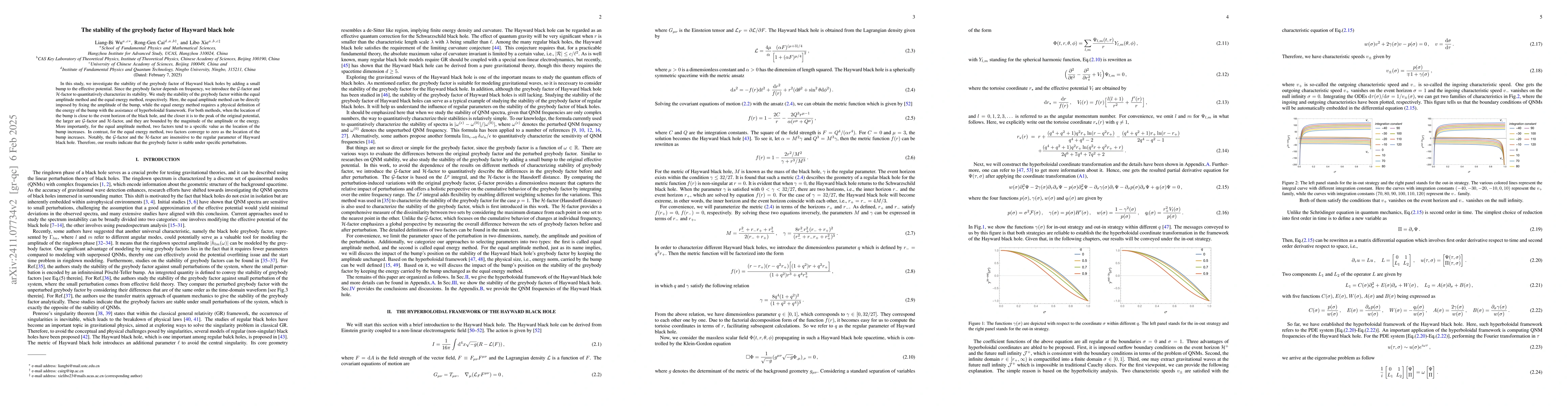 Thumbnail for The stability of the greybody factor of Hayward black hole
