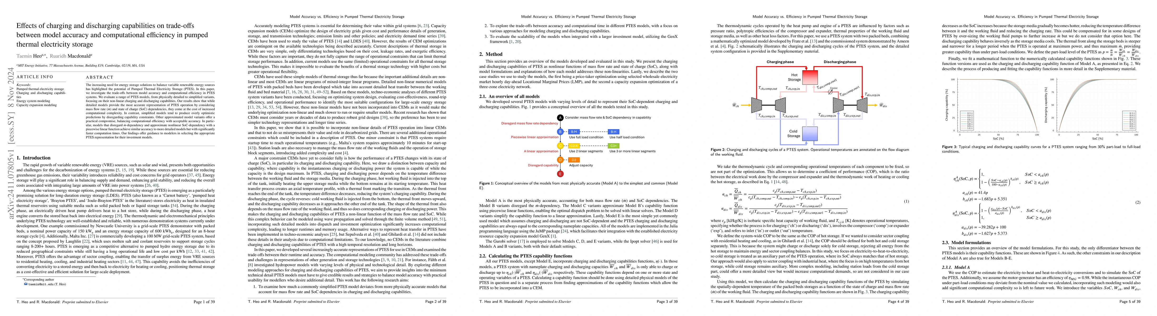 Thumbnail for Effects of charging and discharging capabilities on trade-offs between
  model accuracy and computational efficiency in pumped thermal electricity
  storage