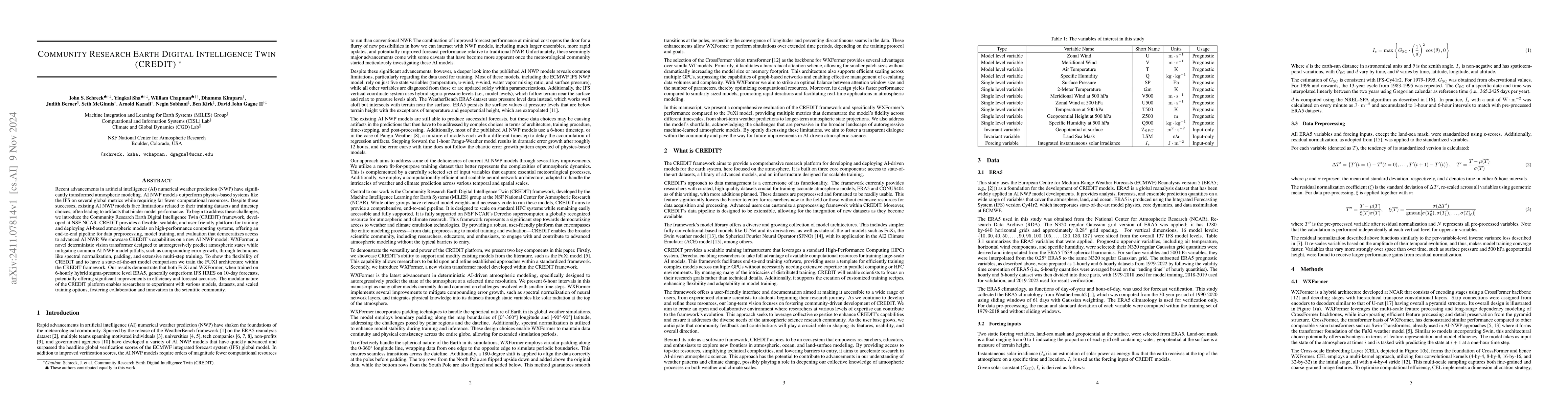Thumbnail for Community Research Earth Digital Intelligence Twin (CREDIT)