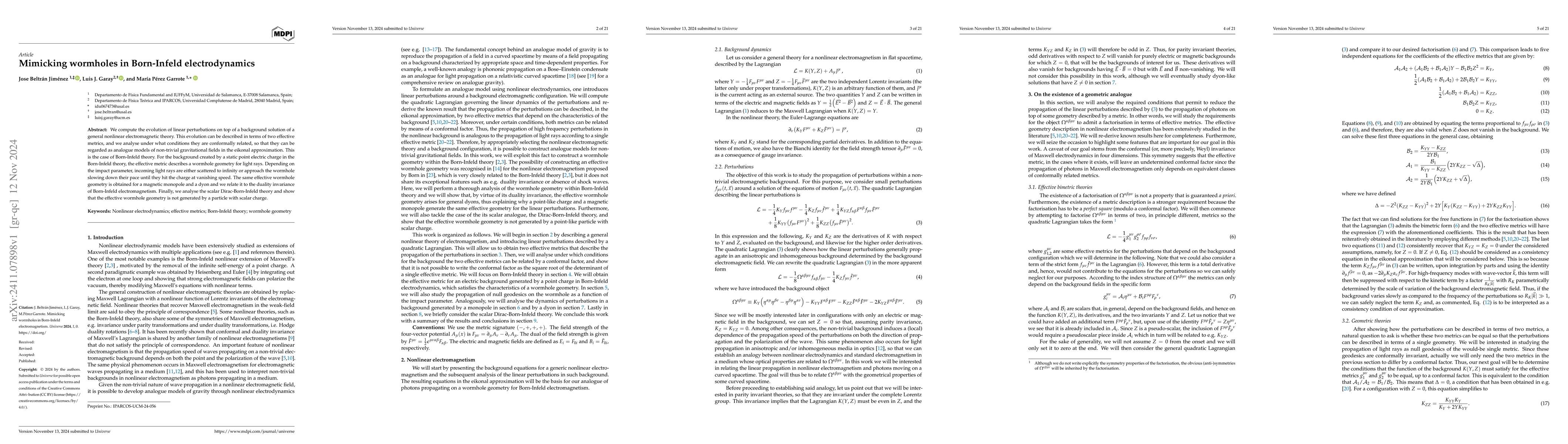 Thumbnail for Mimicking wormholes in Born-Infeld electrodynamics
