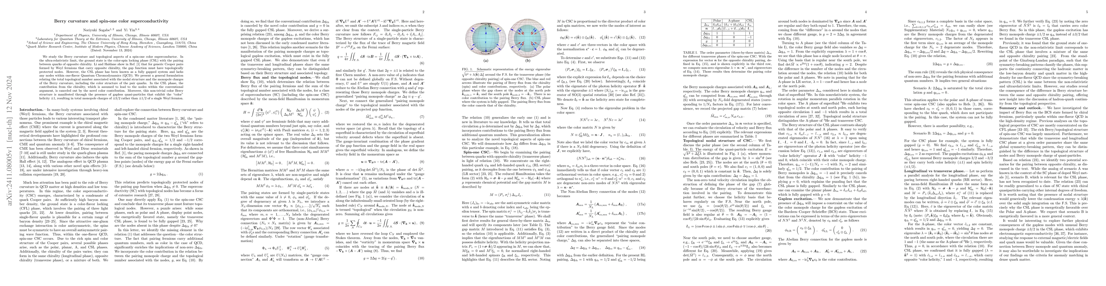 Thumbnail for Berry curvature and spin-one color superconductivity