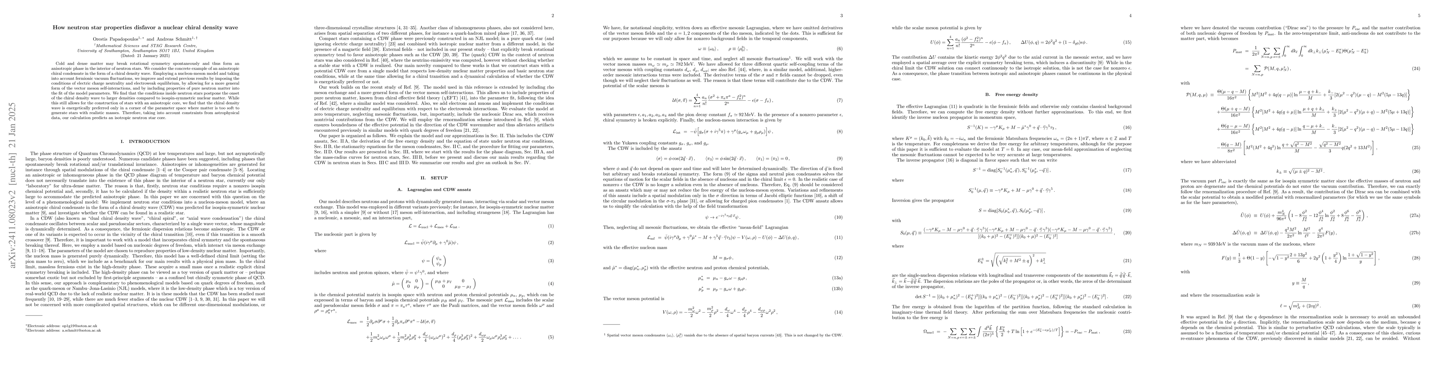 Thumbnail for How neutron star properties disfavor a nuclear chiral density wave