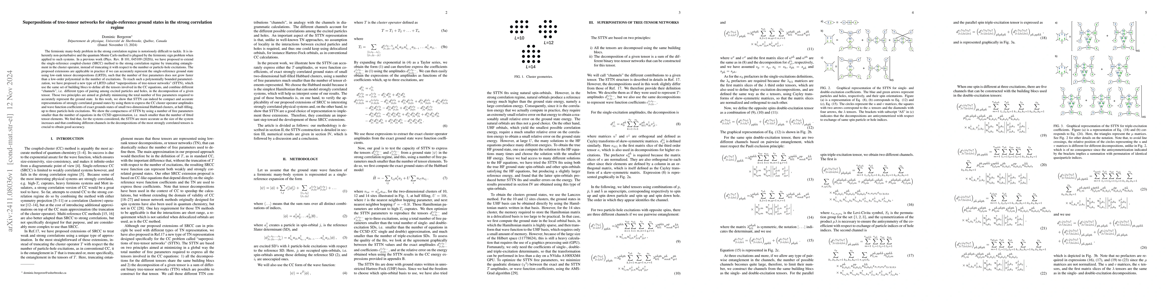 Thumbnail for Superpositions of tree-tensor networks for single-reference ground
  states in the strong correlation regime