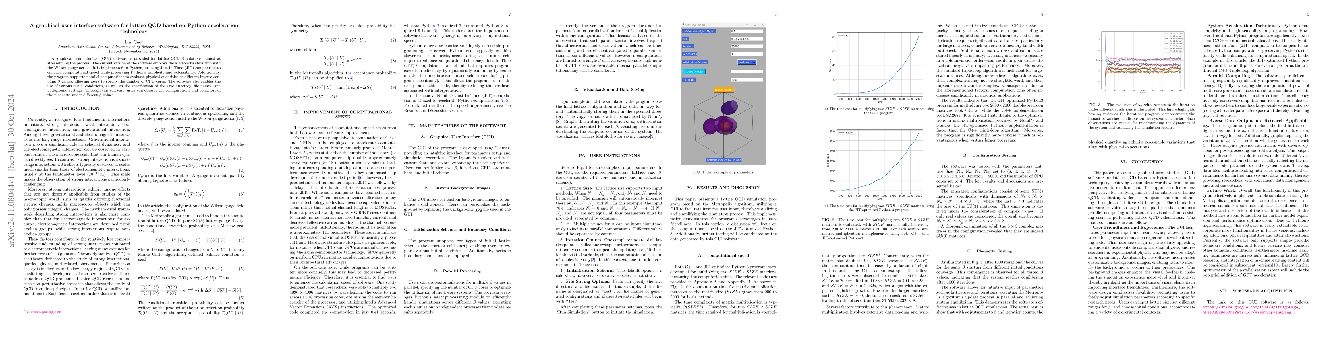 Thumbnail for A graphical user interface software for lattice QCD based on Python
  acceleration technology