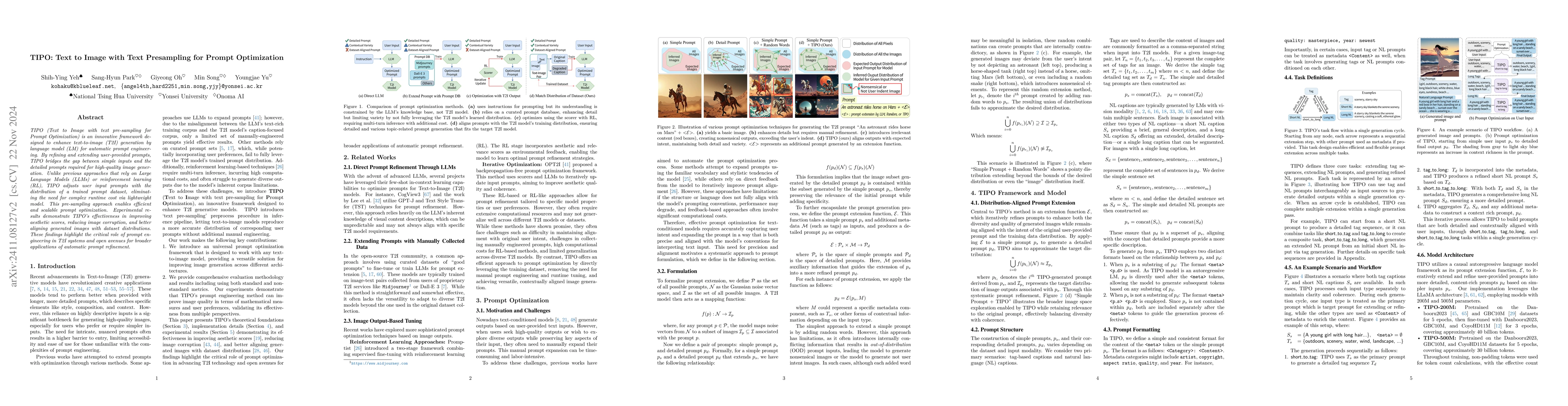 Thumbnail for TIPO: Text to Image with Text Presampling for Prompt Optimization